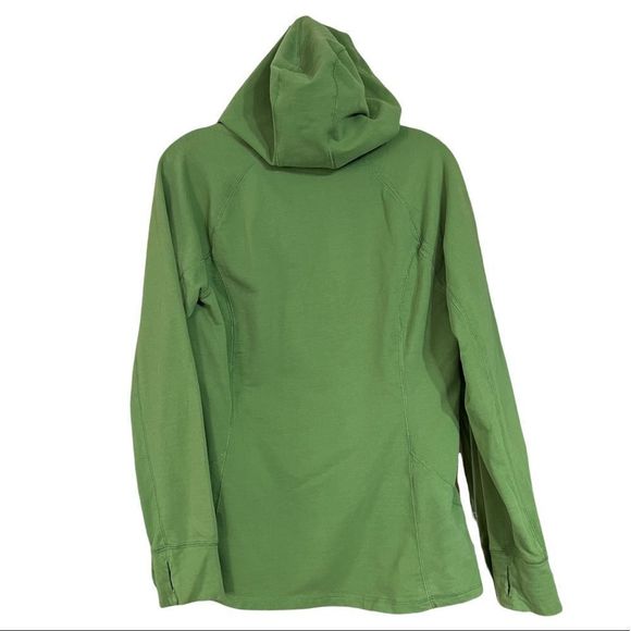 Guide Series Moss Green Lightweight Hoodie Thumbholes Sz Medium EUC - Picture 2 of 10